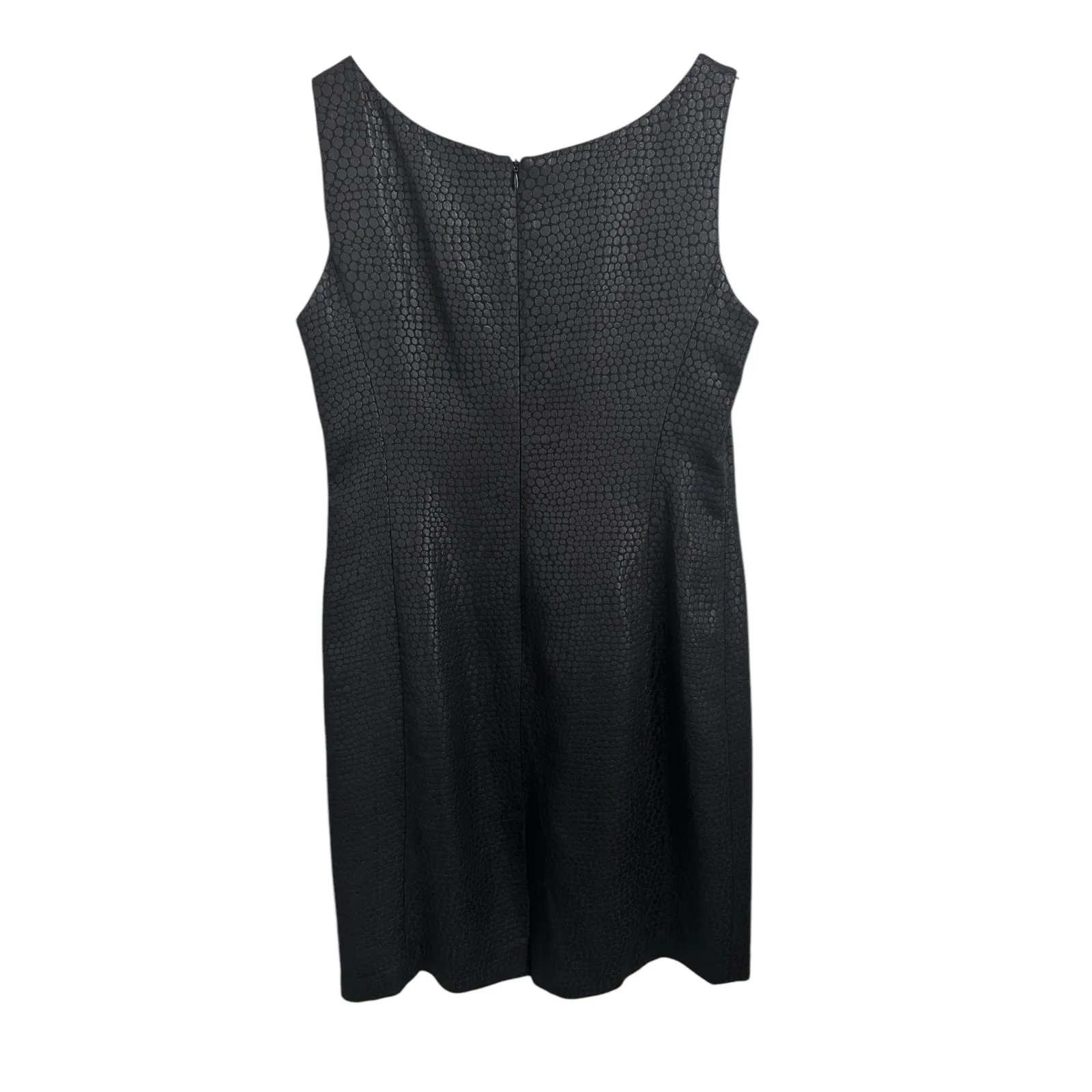 Armani Collezioni women's black shift dot printed sleeveless dress size 12 - Image 5