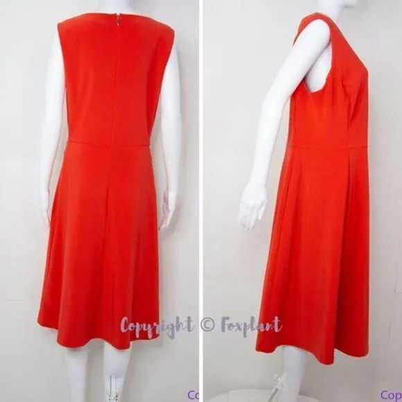 Lauren Ralph Lauren Poppy Fit And Flare Dres sleeveless , 16W‎ - Image 3