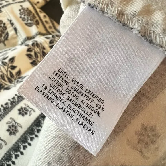 Anthropolgie Woodblock Midi Dress‎ Size 0  Fit N Flare Sleeveless Cotton - Image 8