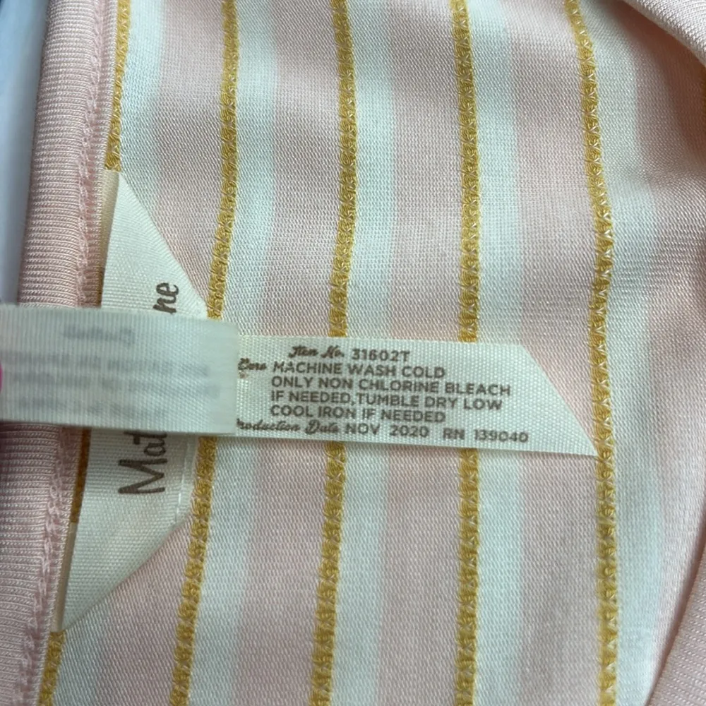 Matilda Jane Womens Sz Medium Peplum Top Dream Chasers True Friend pink/yellow - Image 10