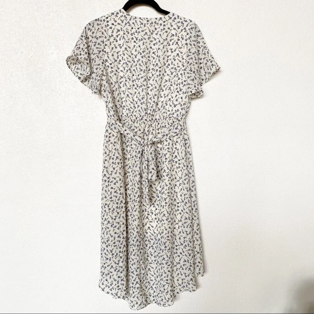 Sienna Sky Floral Print Wrap Top Dress Size XS - Image 9
