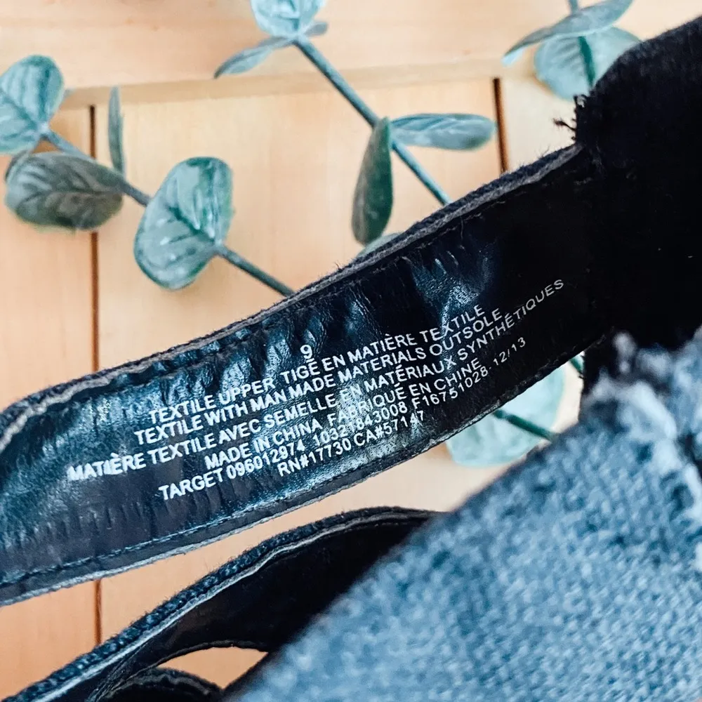 Merona // Macie Dark Denim Espadrille Wedges - Image 6