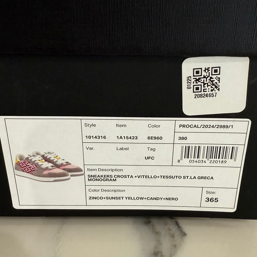 Versace La Greca Monogram Sneakers - Image 8