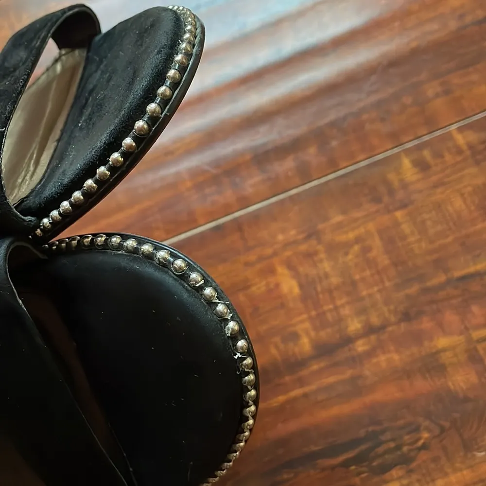 Steve Madden Salute suede pearl black flats - Image 8