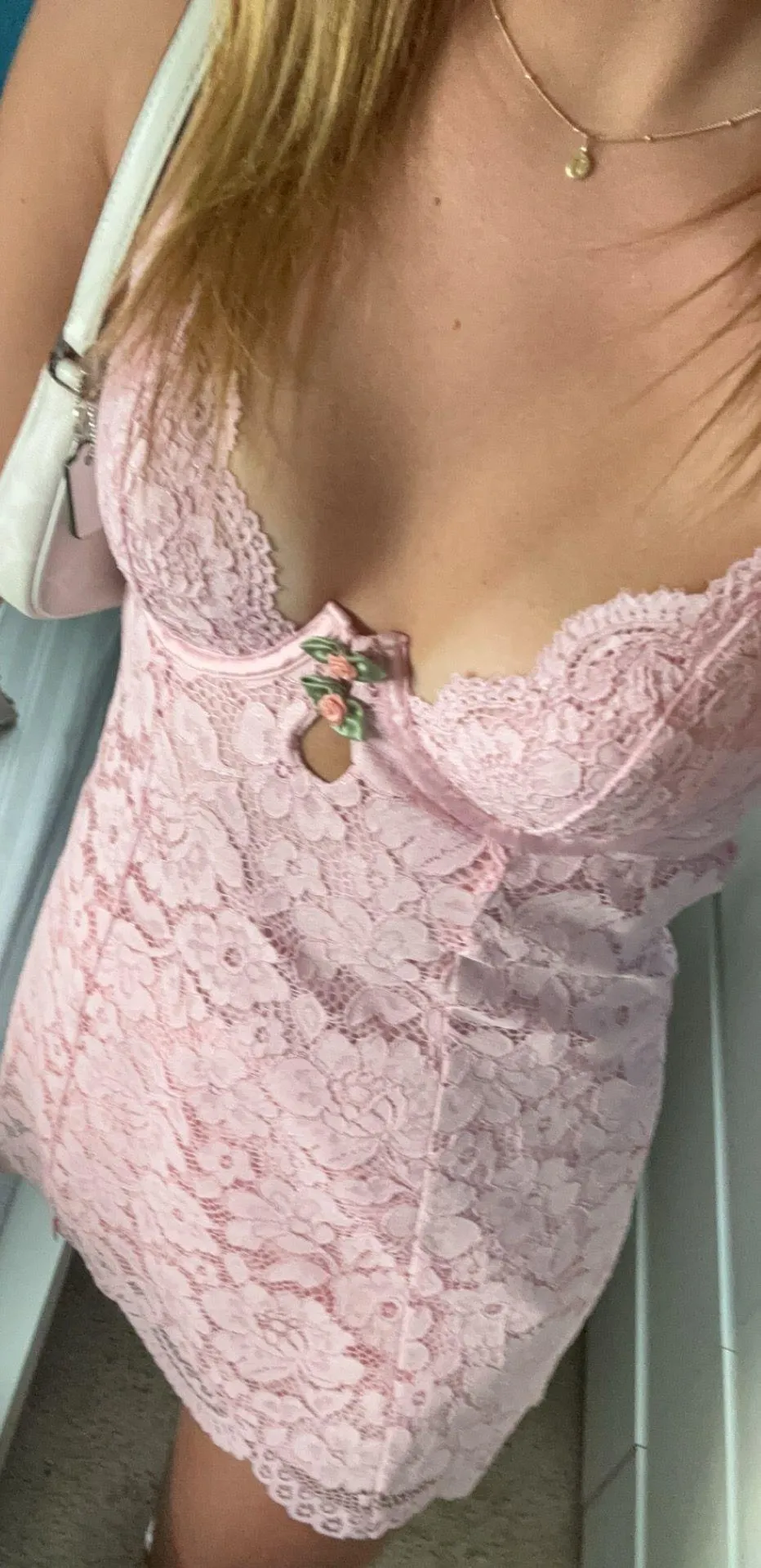 Creamsicle Lace Dress - Image 9