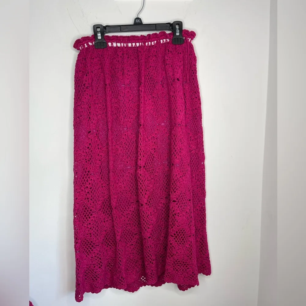 Vintage GEM crochet Skirt & Top Size 12 - Image 7