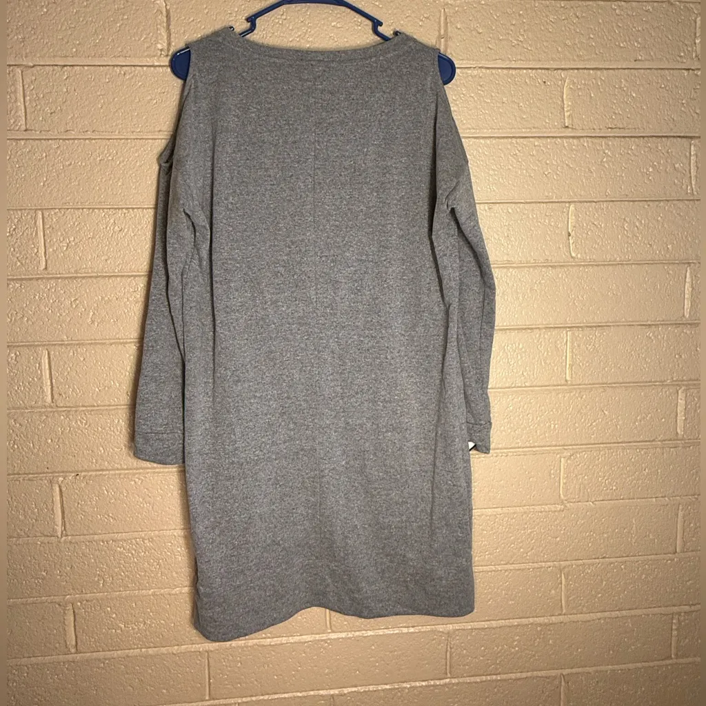 Soho Gray Long Sleeve Dress - Image 2