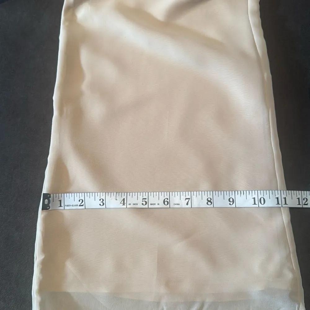 Women’s Chiffon 3 Piece PantSuit Long Jacket
Ribbon Detail Size 14 NWOT - Image 13