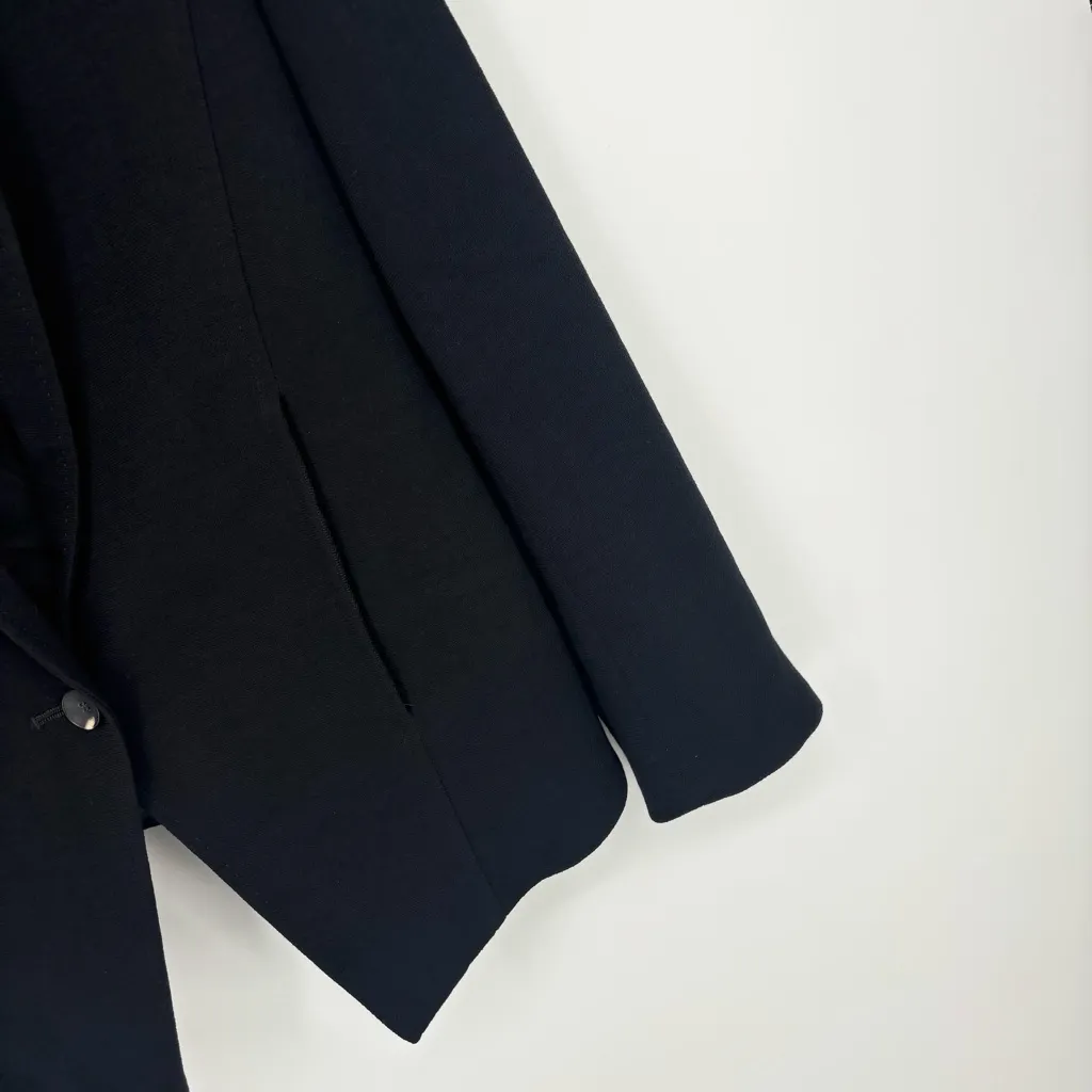 Helmut Lang Black Blazer Dinner Size 2 Single Breasted - Image 5