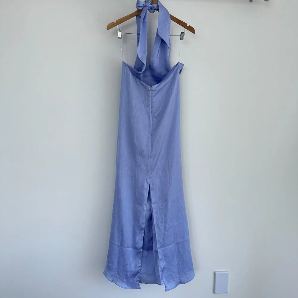 BAOBAB Maxi Dress Medium Lilac Blue Amorino Gown Embellished Goddess Evening - Image 8