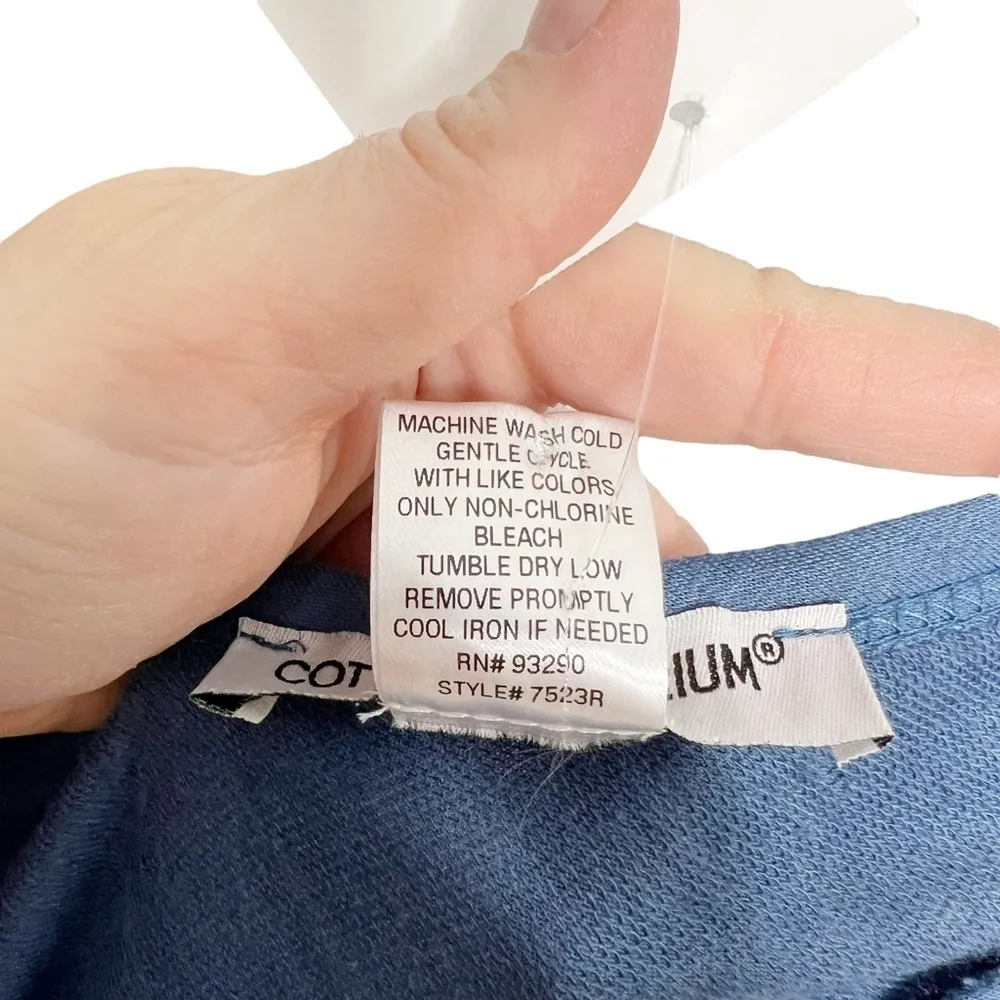 Blue Deep V Sleeveless Wide Leg Jumpsuit - Image 8