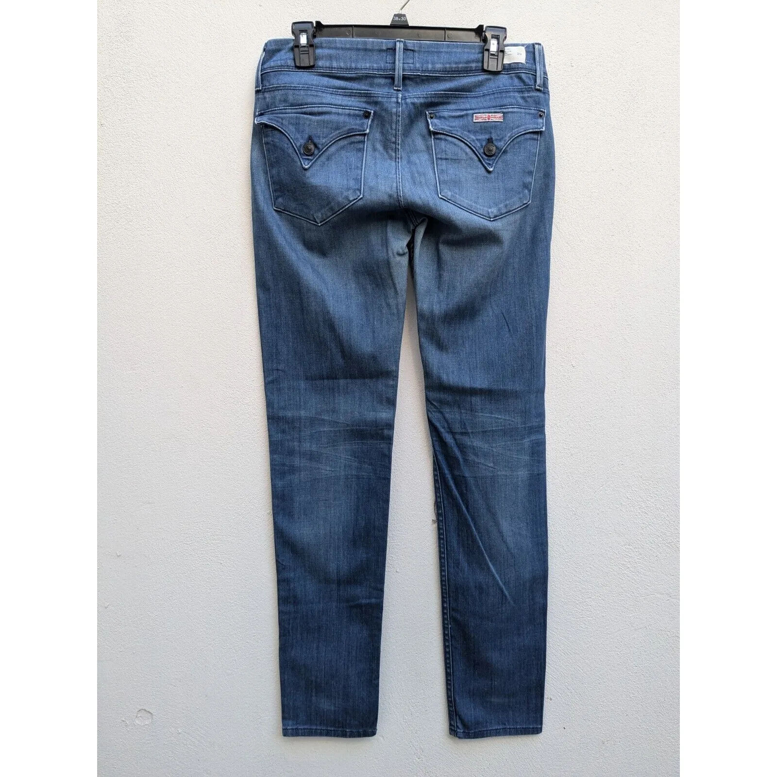 Hudson Collin Skinny Jeans Mid Rise 12" Leg Opening Women's Blue Size 29 - Image 5