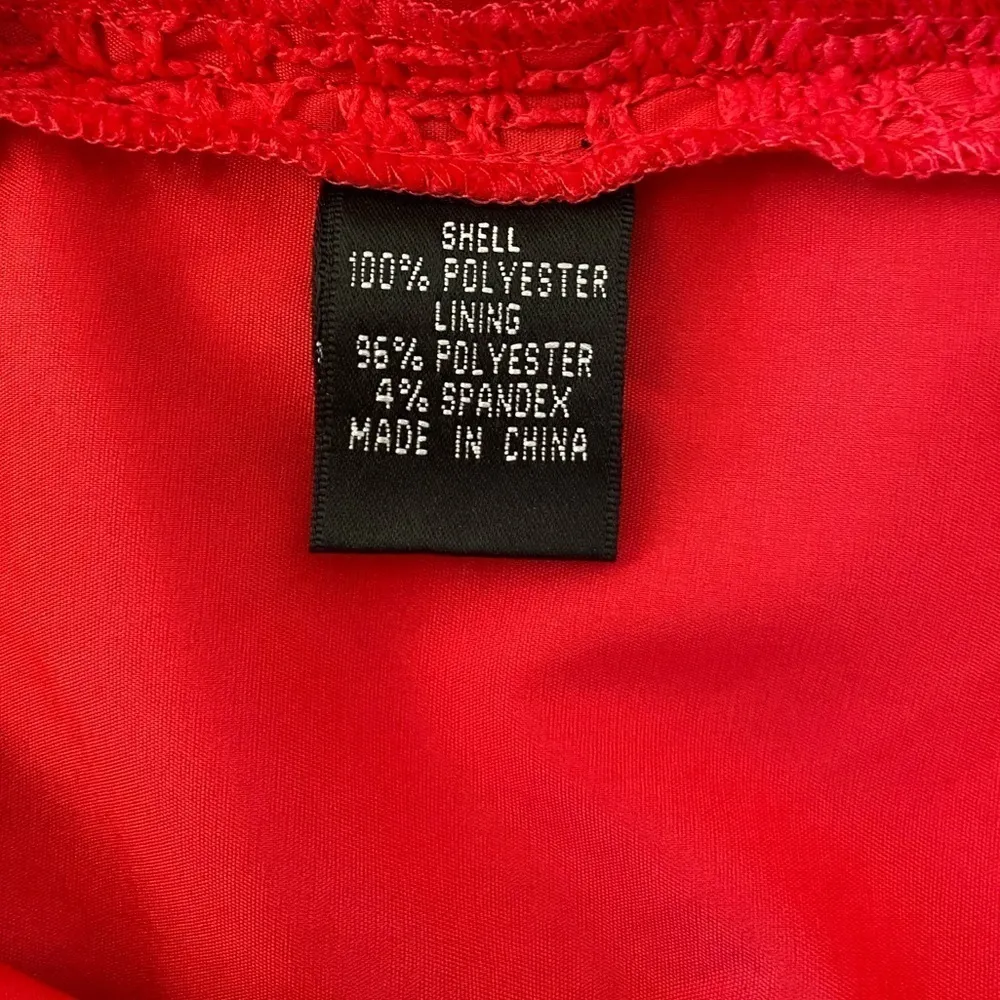 ADRIANNA Papell Lace Dress Size 8 - Image 5