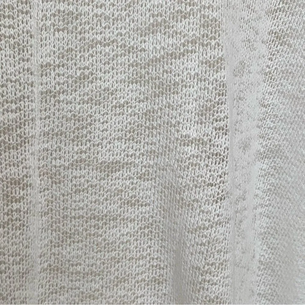 🎈 Andree by Unit White Open Weave Pullover Top Size Large - Image 7