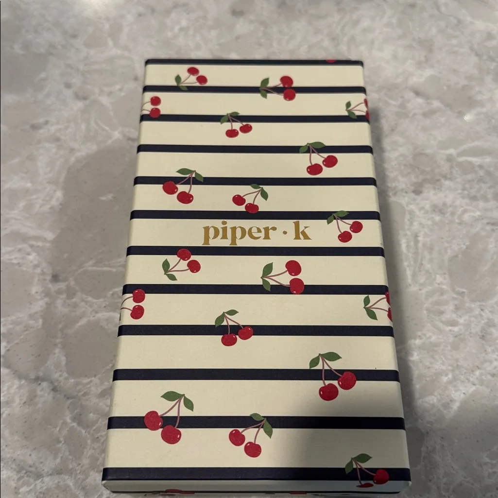 Piper k rhinestone, cherry bag, charm and keychain Red - Image 3