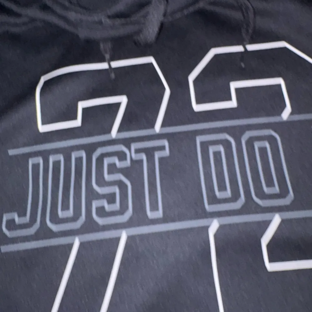 Nike  Black Pullover Hoodie with Embroidered 72 - Image 3