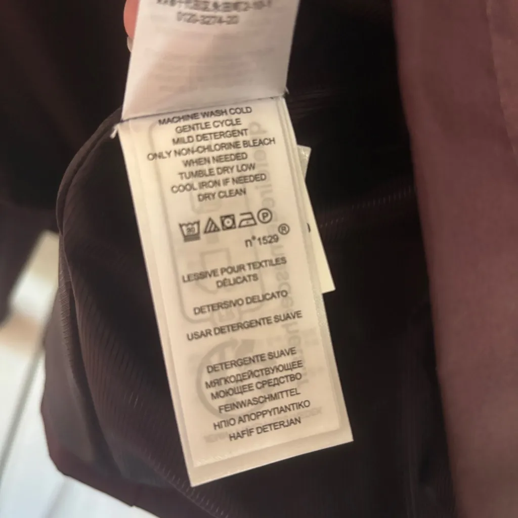 Lauren‎ Ralph Lauren Purple Belted Trench Coat Size XL Classic Double Breasted - Image 11