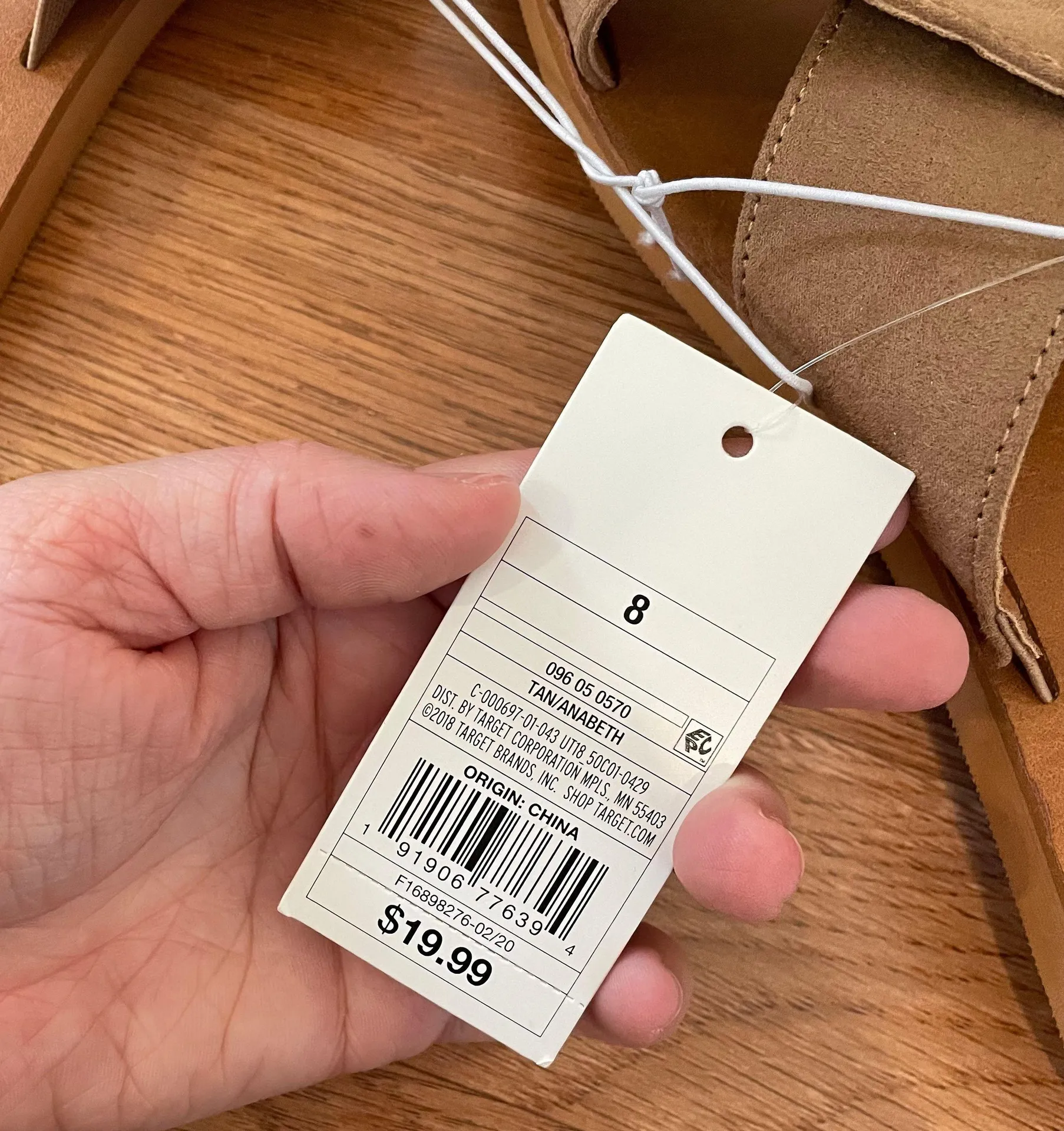 Universal Thread Size 8 Tan Anabeth Sandals - Image 6