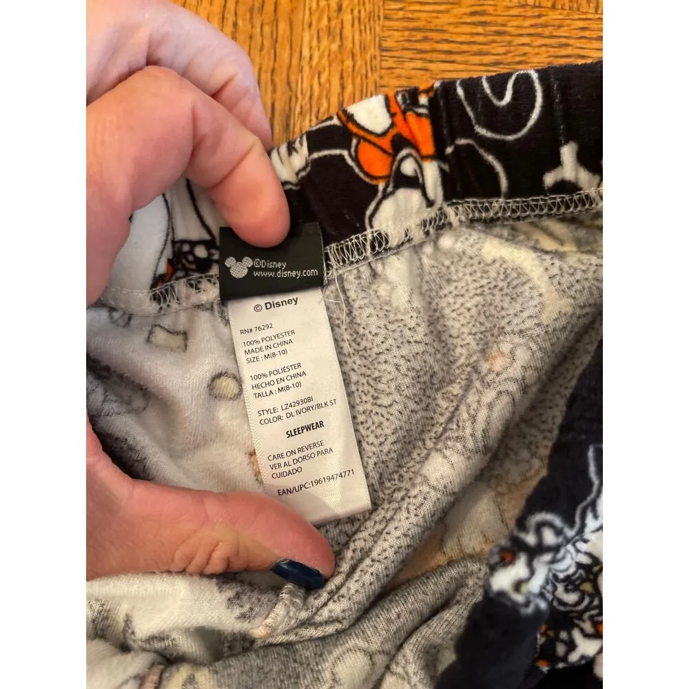 Disney Halloween print velour jogger size medium - Image 5