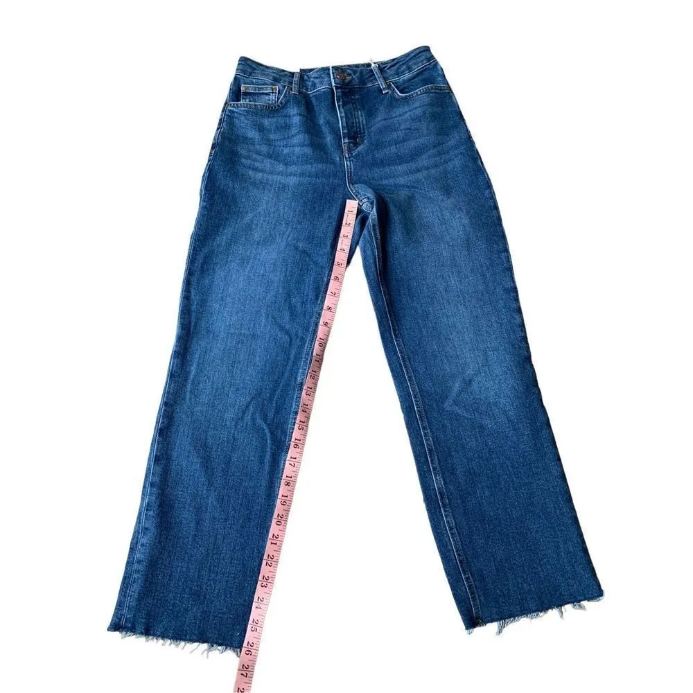 Boden Denim Straight Leg High Rise Jeans in color Indigo Blue Size 8 - Image 10