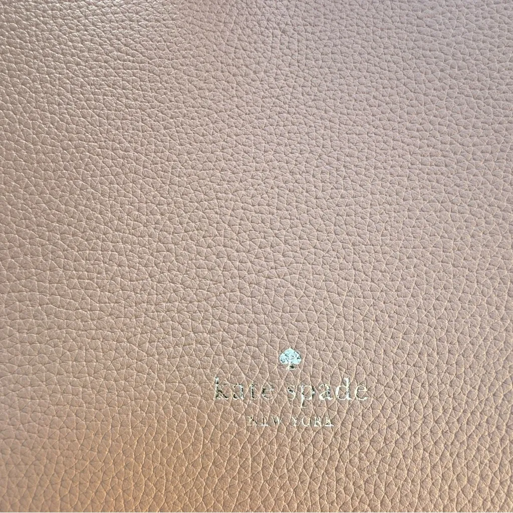 Kate Spade New York Light Fawn Hayes Medium Top Zip Tote with Tassels NWT - Image 5