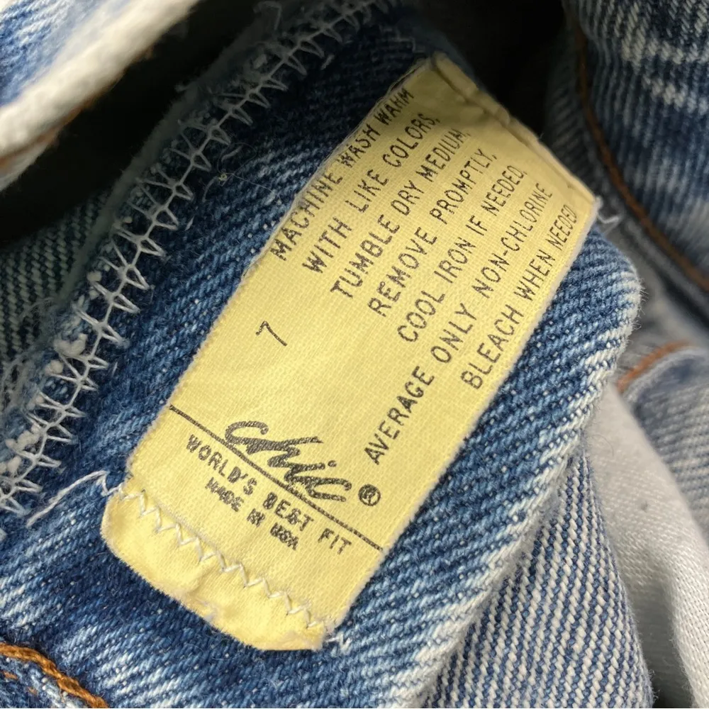 Chic | Vintage 1980's Acid Wash High Waist World's Best Fit Jeans Made in USA Size undefined - Image 7