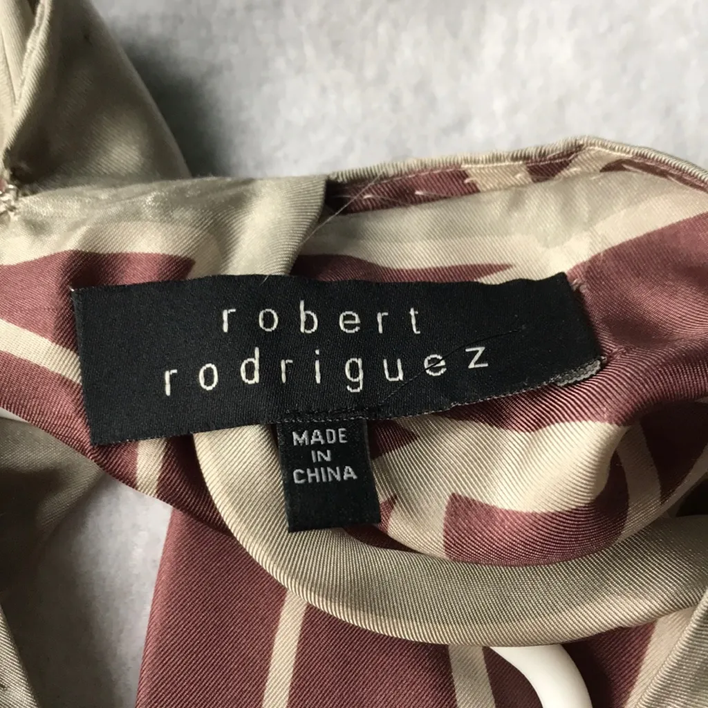 Robert Rodriguez 100% Silk Cinched Dress - Image 6