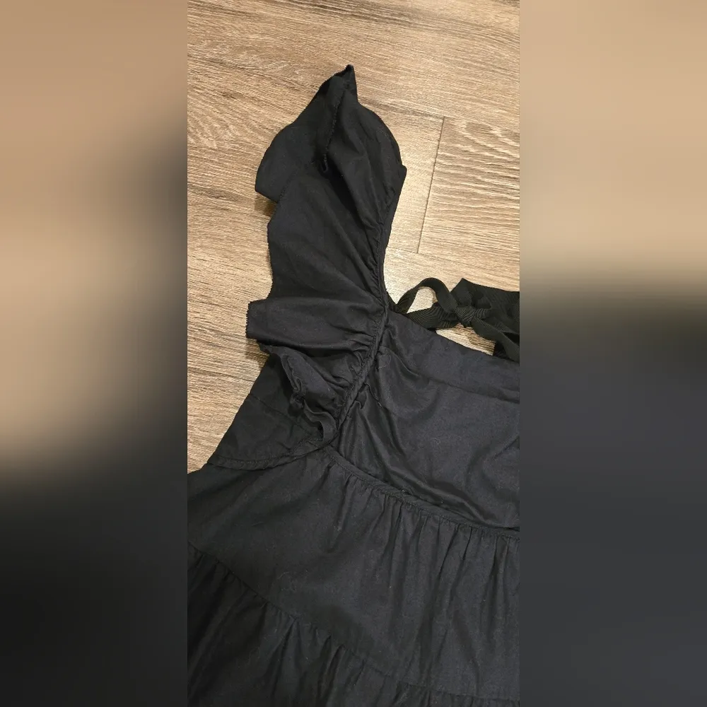 Peter Som Flutter Sleeve Black Babydoll Dress size 4 - Image 5