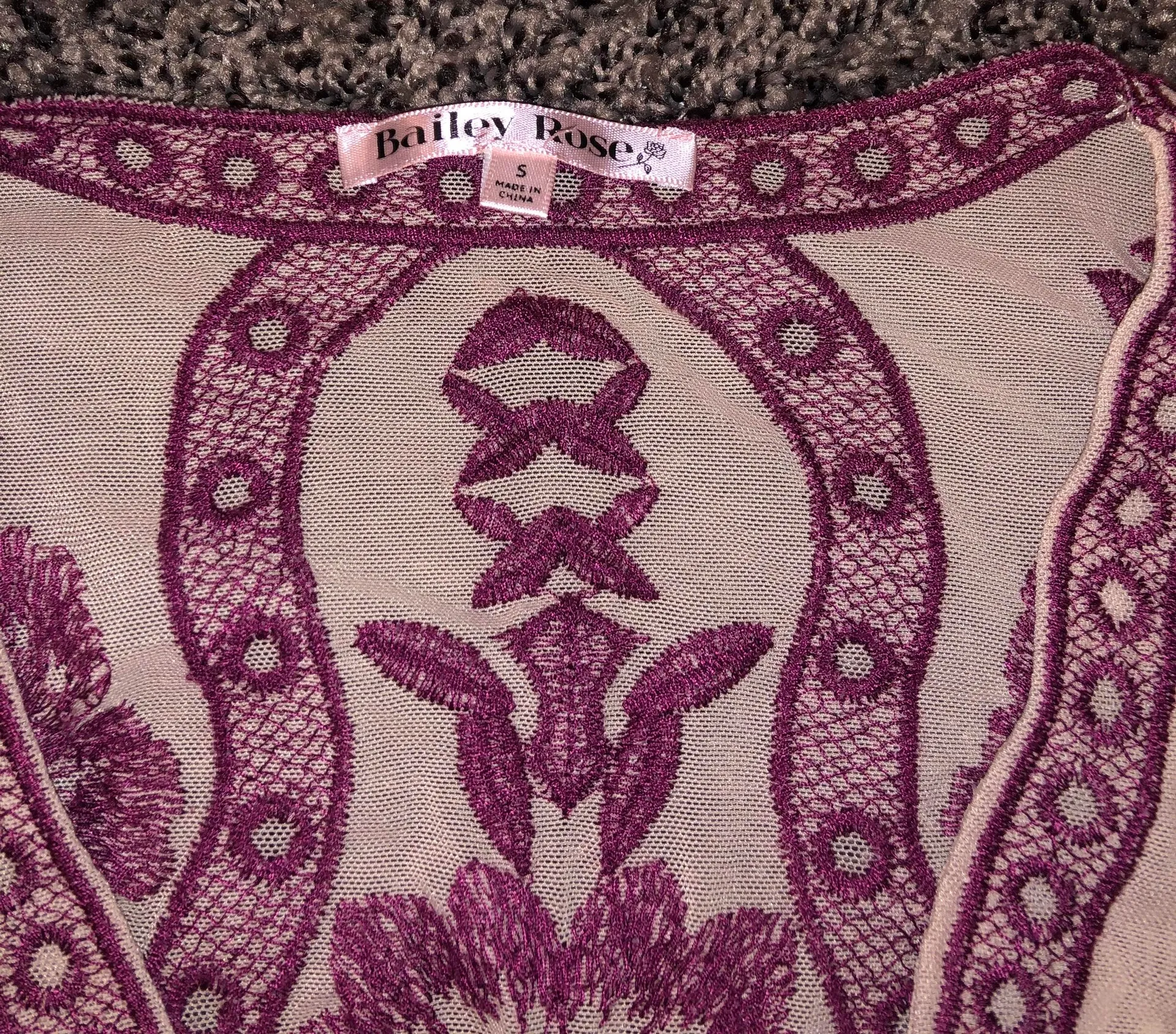 Bailey rose Embroidered Body Suit - Image 5