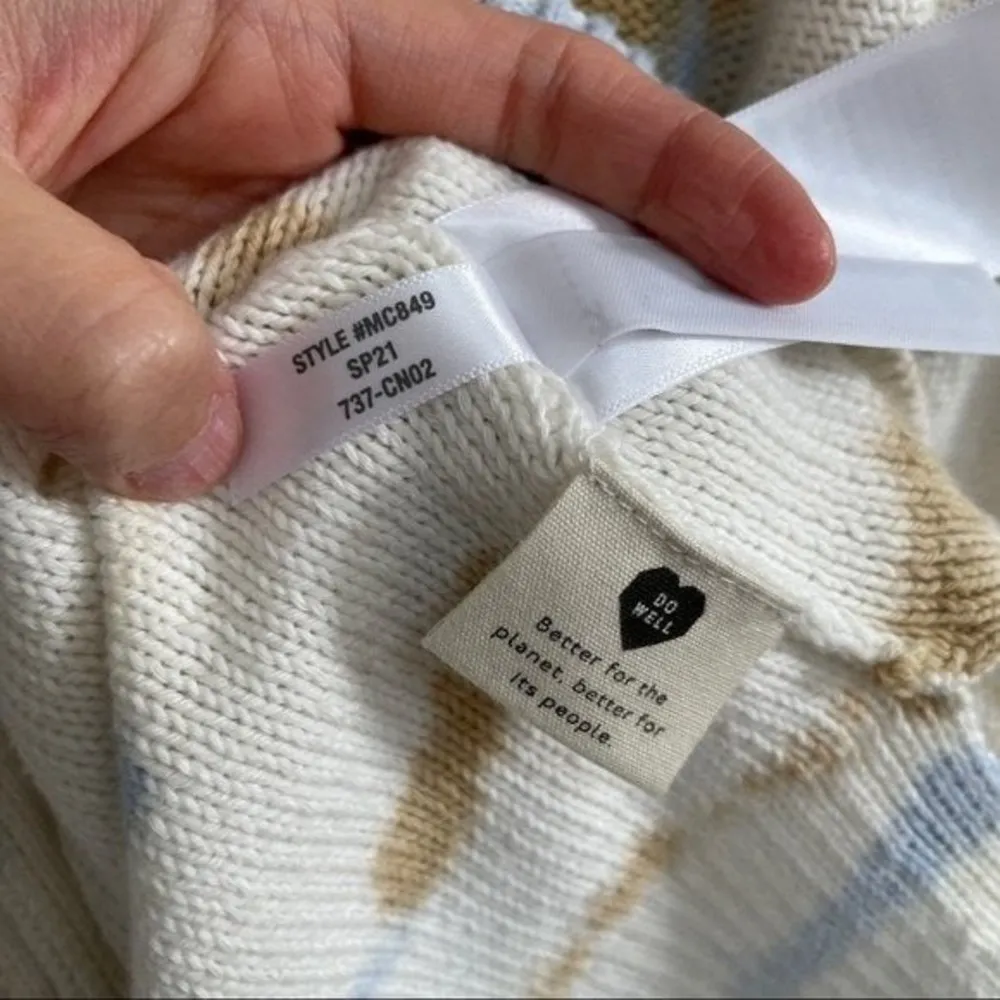 Madewell Broadway Tye Dye Button Up Cardigan - Image 8