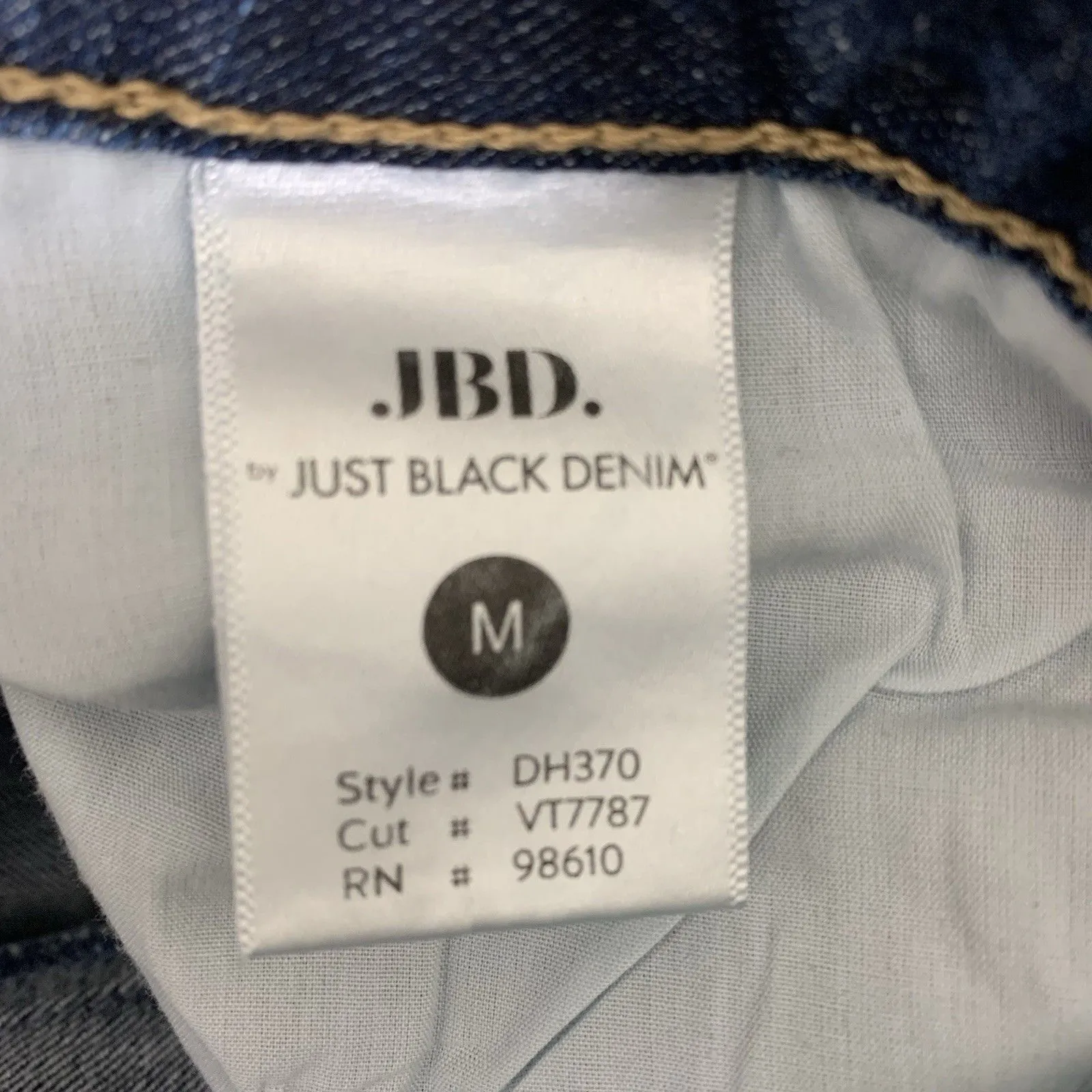 JBD Just Black Denim High Rise Distressed Button Fly Jean Shorts Size M Blue Size M - Image 7