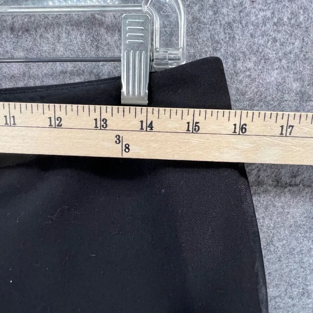 Armani Exchange Dress Pants Womens 8 Black Trouser Pockets Office Siren Corpcore - Image 7