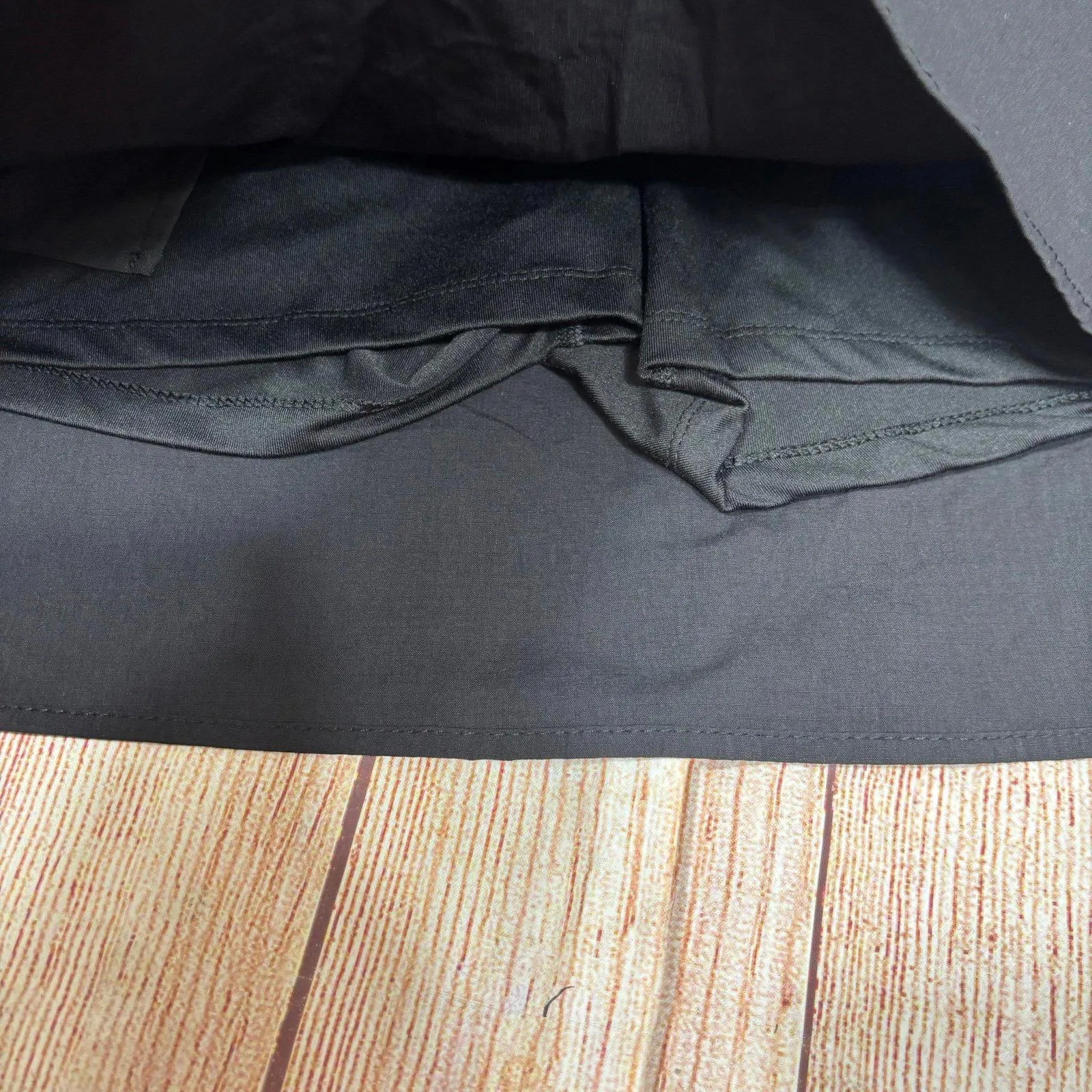 Members Mark Woven Trek Black Skort Size S - Image 2