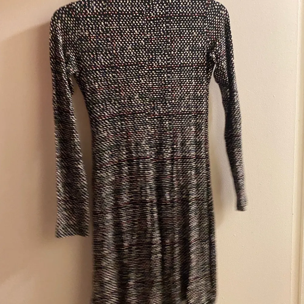 Gap Women’s Juniors Mini Dress M Medium Small Square Print Black Red Gray White - Image 5