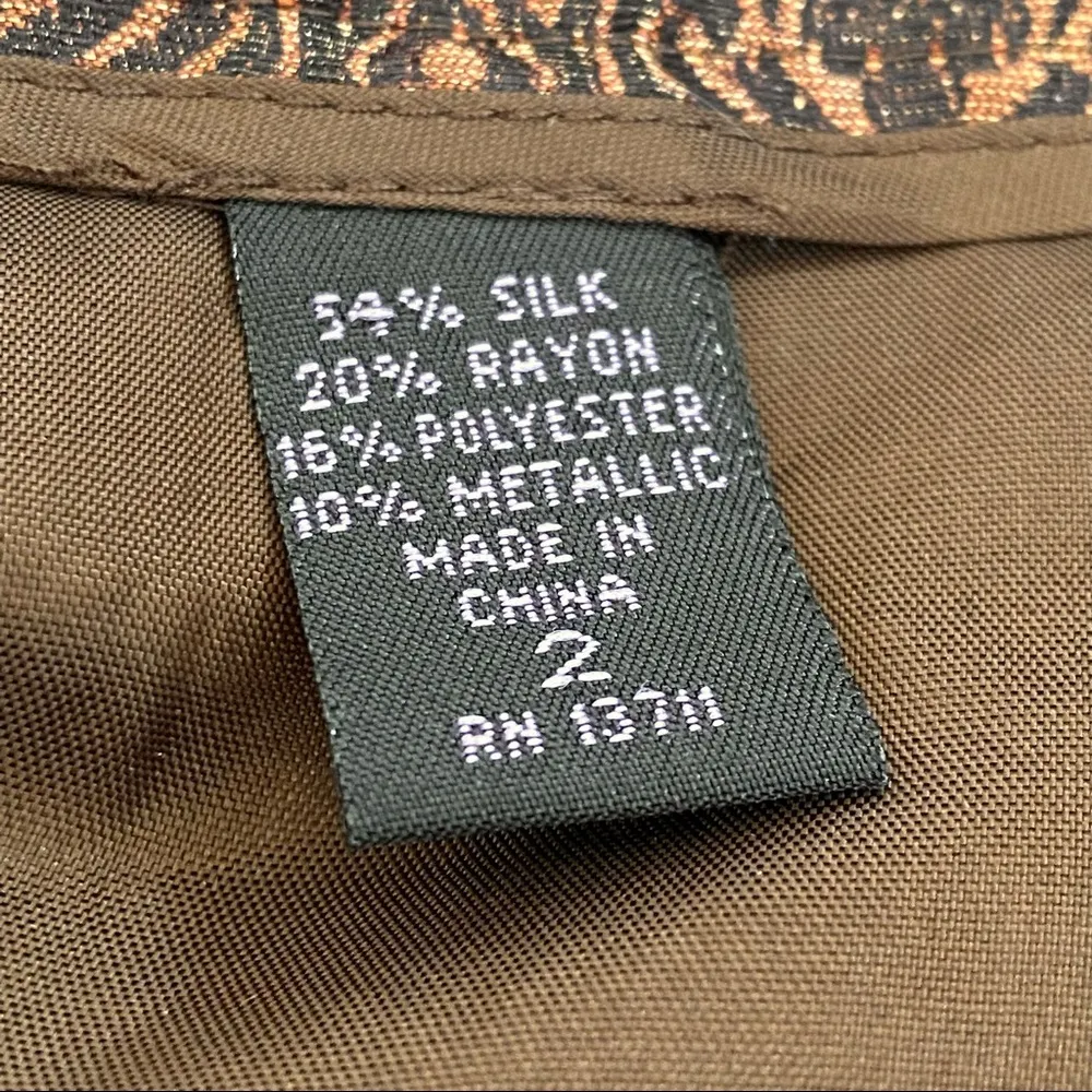 CONTEXT DRESSY SILK BLEND PANTS Black Size 2 - Image 12