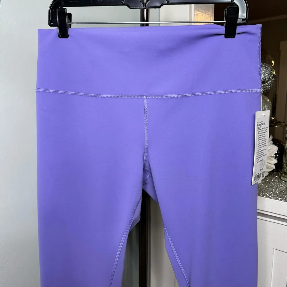 Lululemon Wunder Train High Rise Tights Athletic Leggings Dark Lavender 14 NWT - Image 4