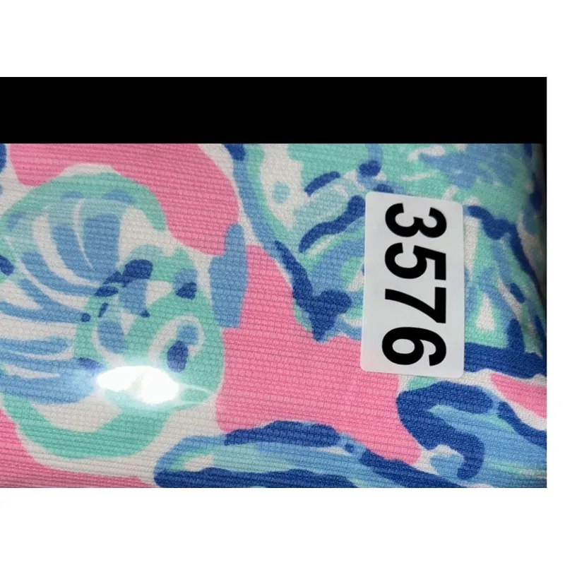 Lilly Pulitzer 12 Blue Pink Pout Cathy Barefoot Princess Lace Back Shift Dress - Image 11