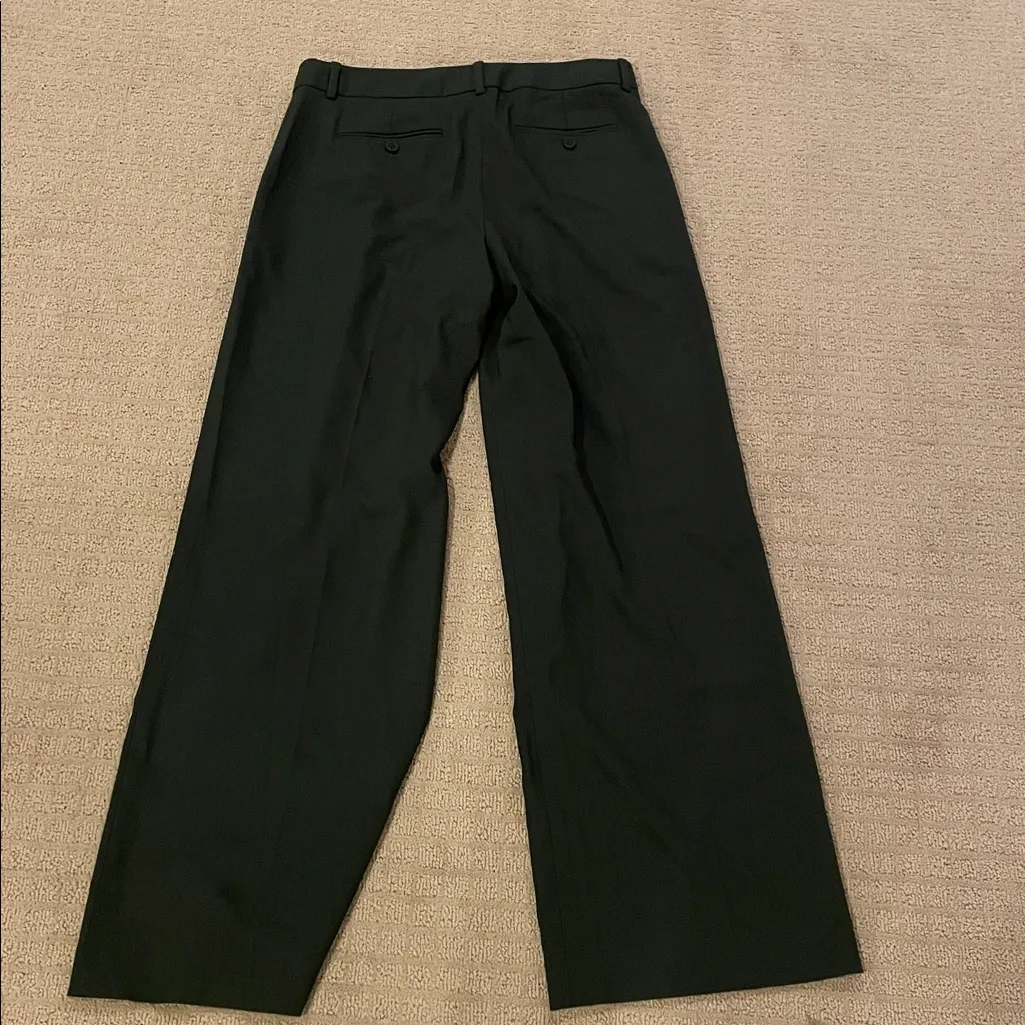 Theory Bottle Green Wool Pants - Image 6