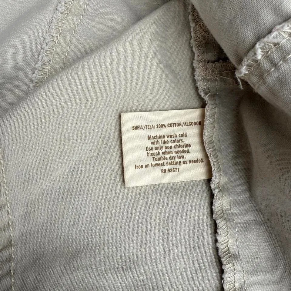 Decree‎ Khaki Cropped Military Jacket XL Y2K Fall Neutral Layer - Image 5