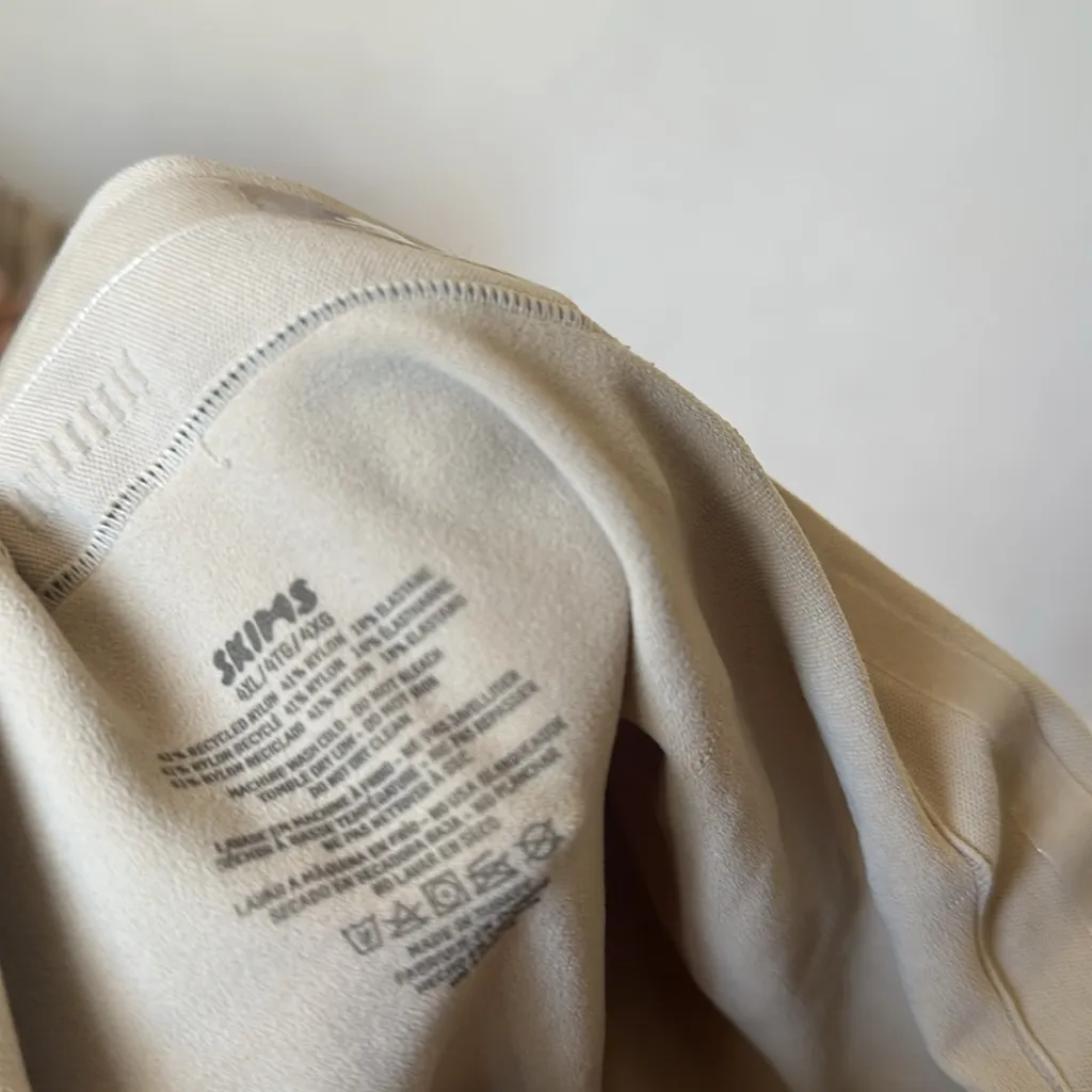 Skims seamless Sculpt High Waisted Above the Knee Short mica Clay‎ Size 4X NWOB - Image 6