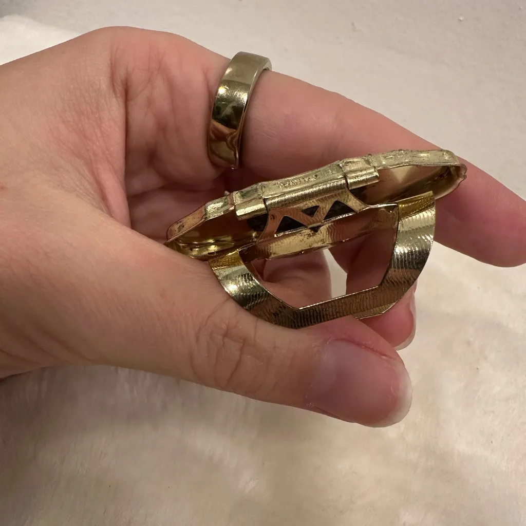 Vintage Las Vegas lipstick mirror holder! Women's accessories Gold - Image 4