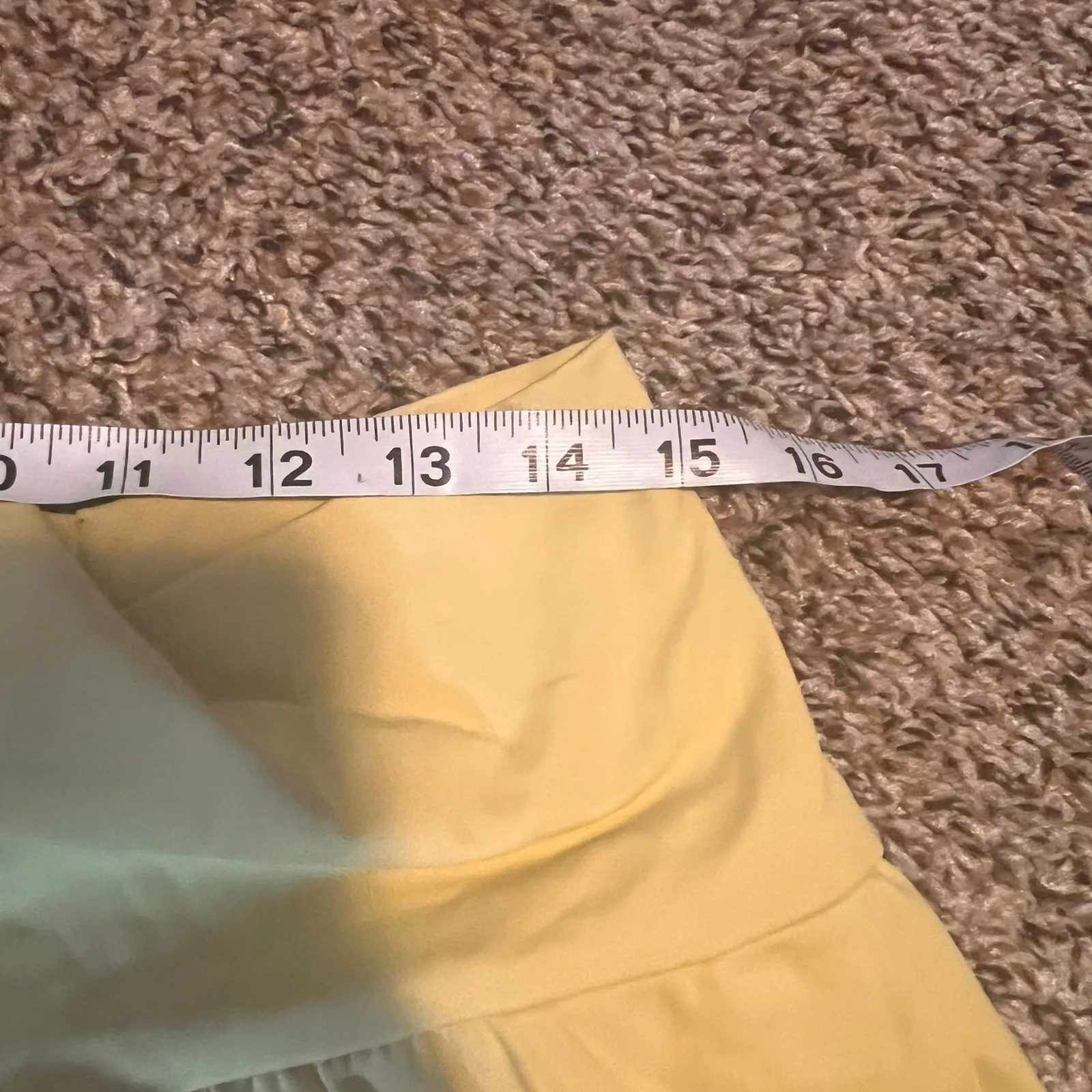 Halara XL Athletic Shorts Yellow High Waisted Running Workout Shorts - Image 3