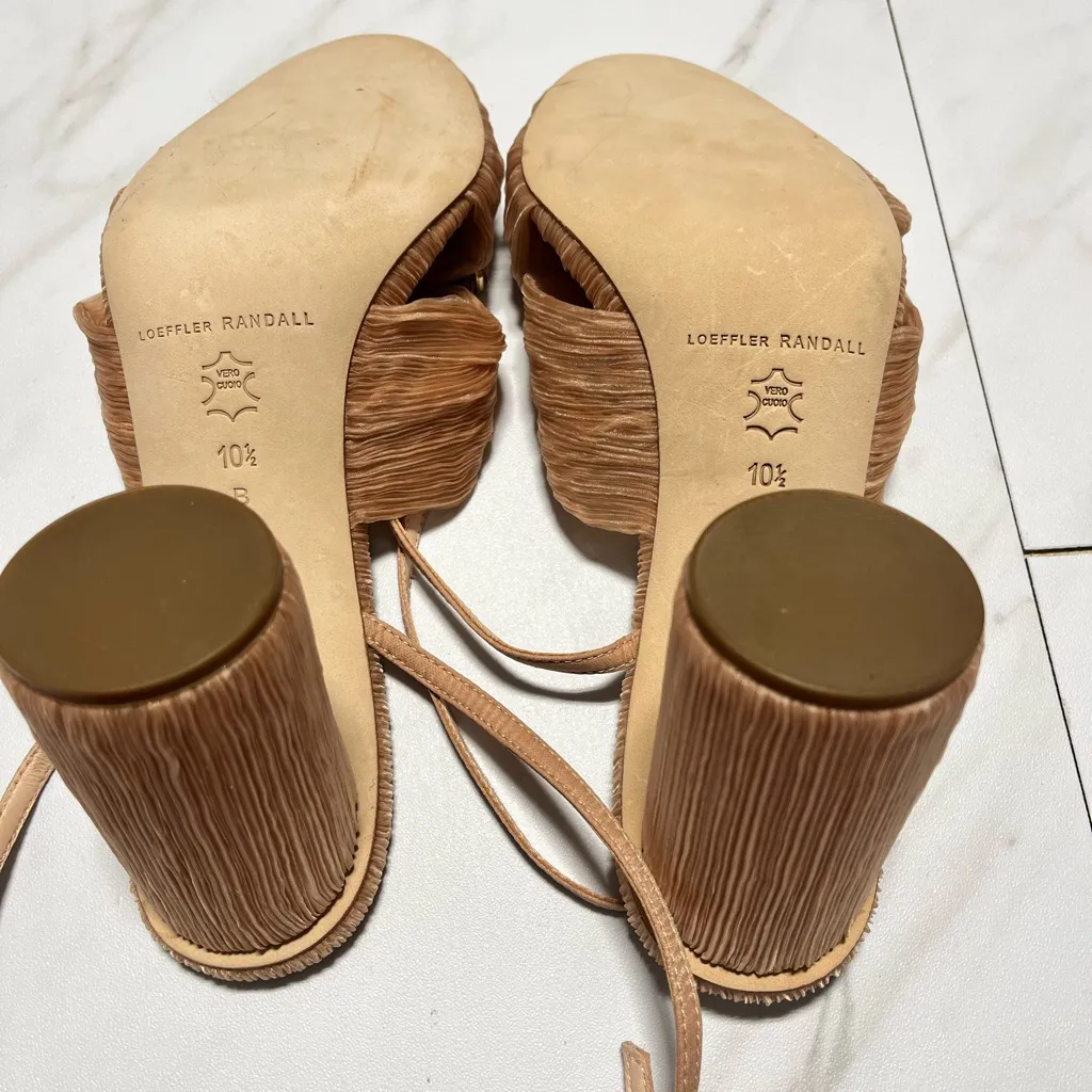 Loeffler Randall Reed Pleated Twist Heels Size 10.5 - Image 5