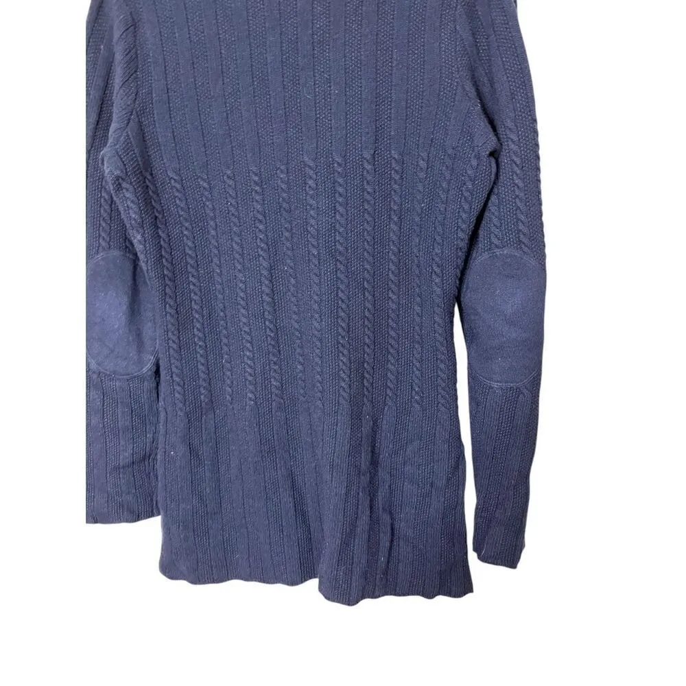 Brooks Brothers Knit Blue Cashmere Blend Button Front Cardigan Sweater Size M - Image 9