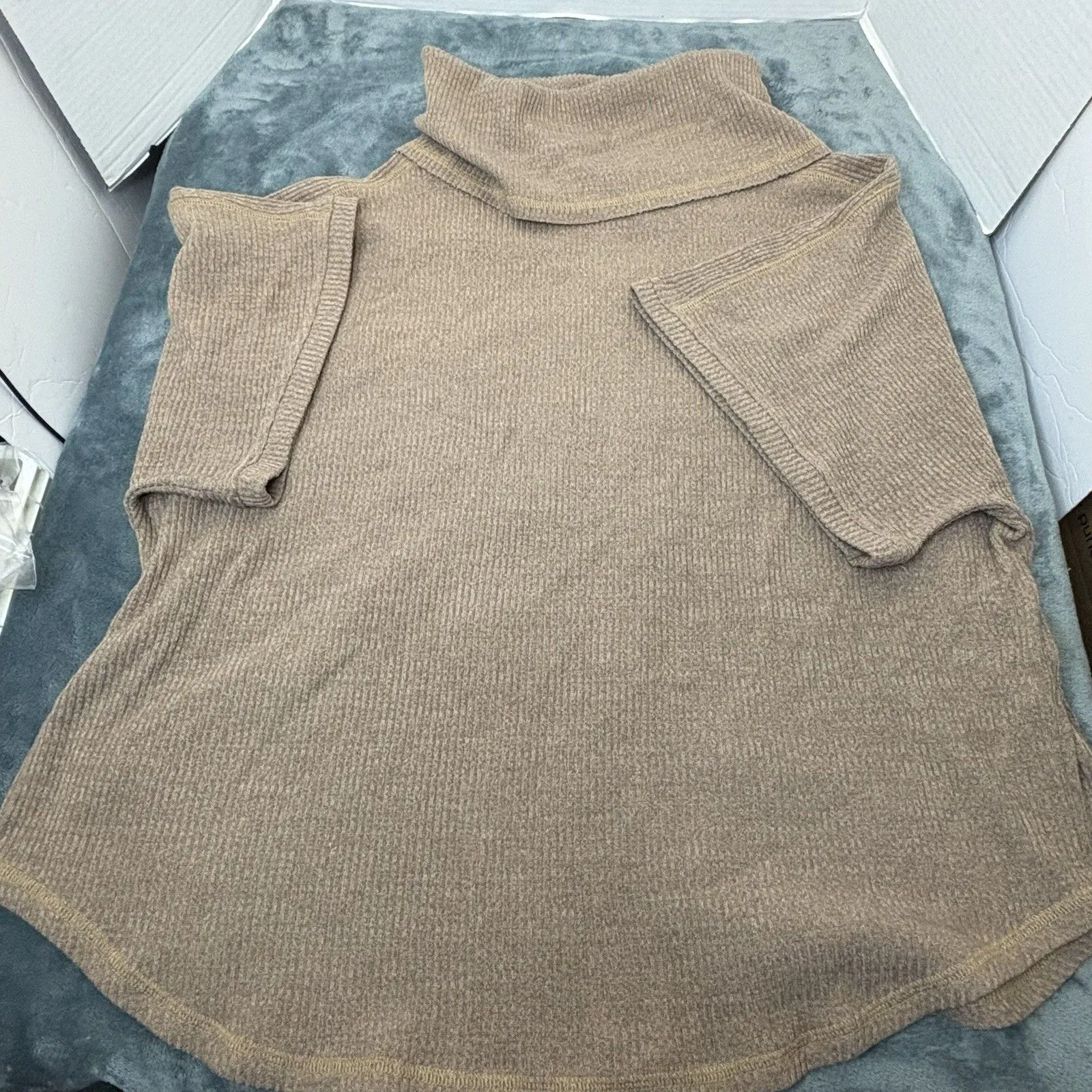 Kori America Dolman Sleeve Cowl Neck Sweater Size Medium Cozy Earthy Boho - Image 5