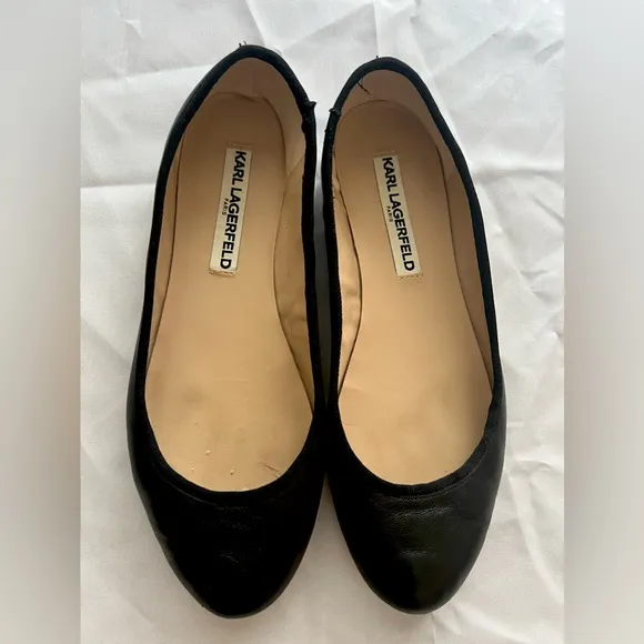 Karl Lagerfeld  | women’s Laroux ballet flat shoe. Size: 7.5 - Image 2