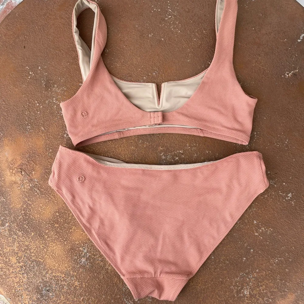 pink bikini set too sz s bottoms sz m - Image 3