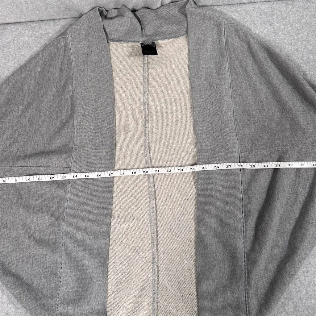 I.ner Gray Open Front Cocoon Jersey Cardigan Sweater Size M Athleisure Size M - Image 6