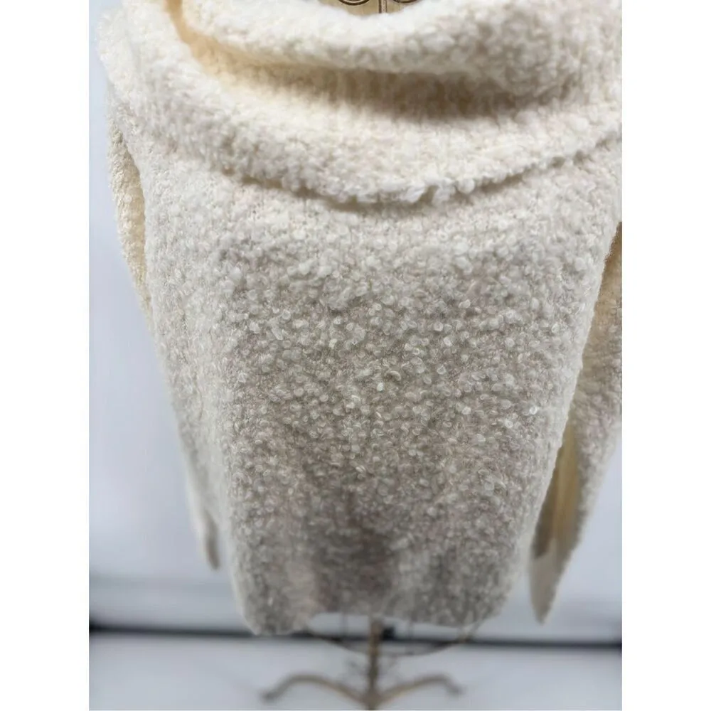 Cinq A Sept Leya Women’s Sweater Size Small Ivory Cowl Neck Alpaca Wool Blend - Image 6