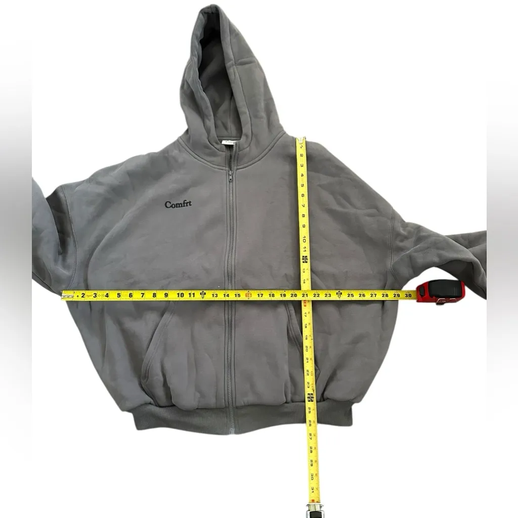 Comfrt Cloud Zip Hoodie size medium wolf grey Gray - Image 4